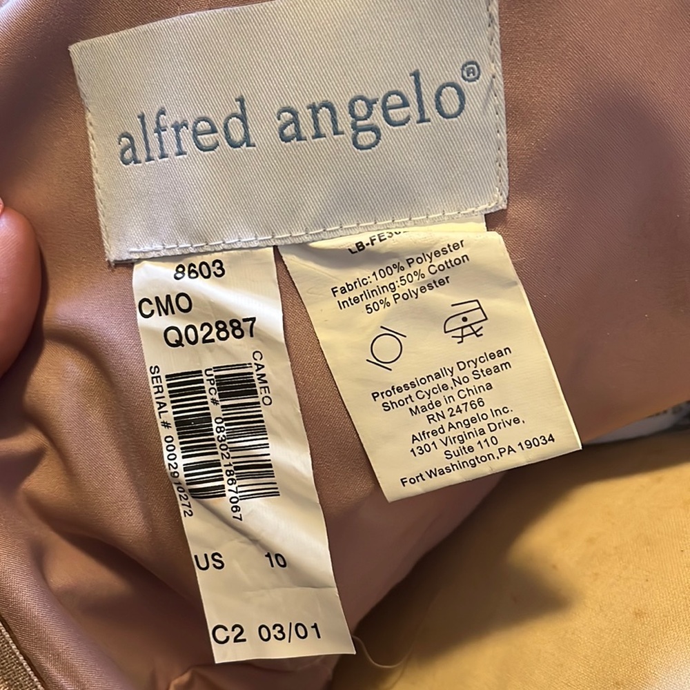 Alfred Angelo // Cameo Strapless Bridesmaid Dress - Picture 5 of 5